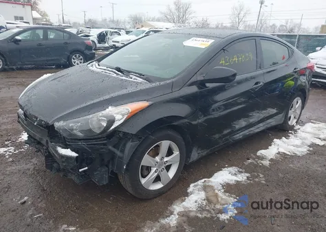 2013 Hyundai Elantra Gls from USA, damaged, VIN 5NPDH4AE2DH388093